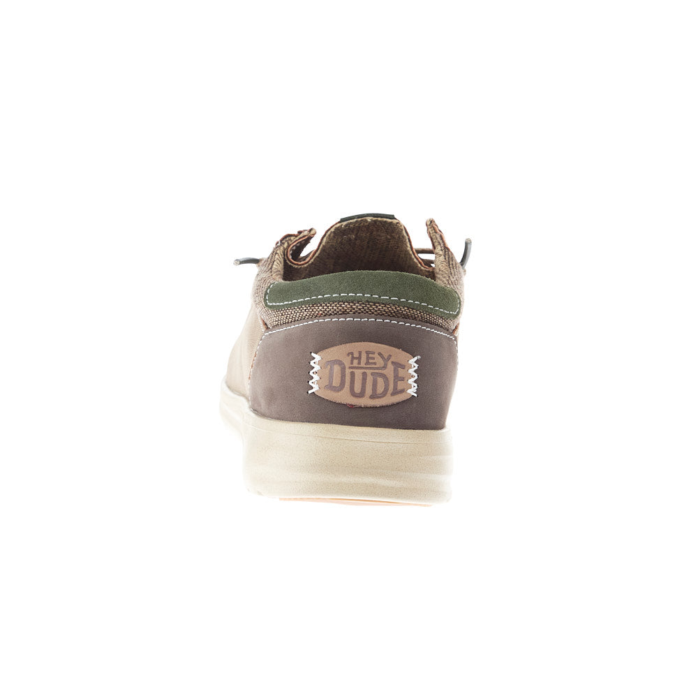 Hey Dude Men's Paul Leather Nut Casual