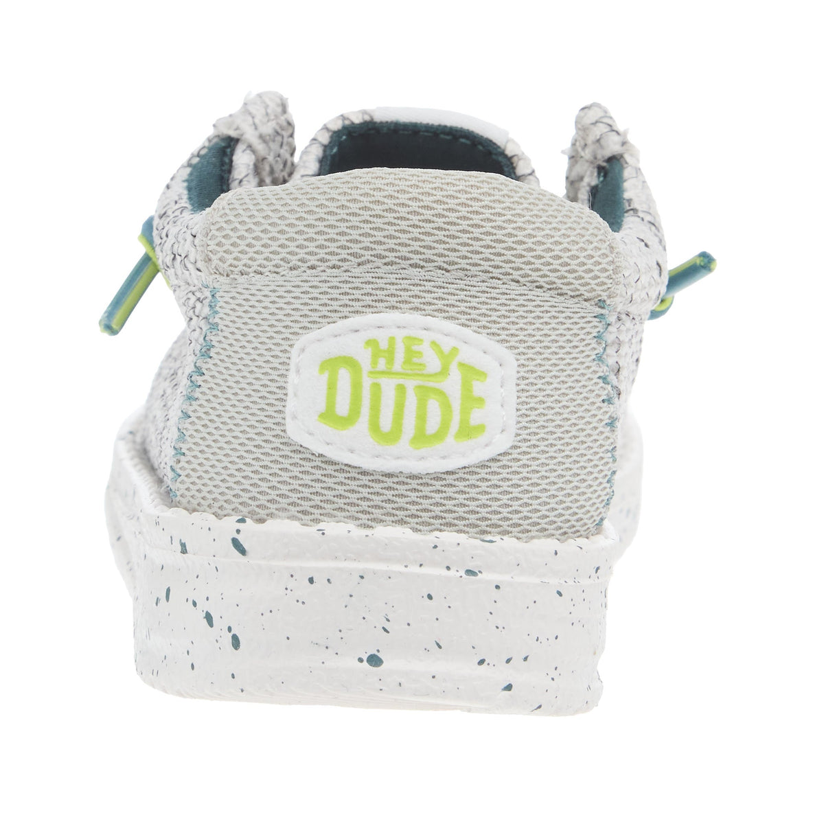Hey Dude Wally Toddler Heathered Mesh White