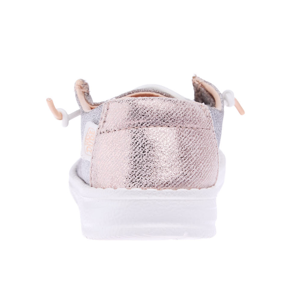 Hey Dude Toddler Wendy Rose Gold Metallic Sparkle
