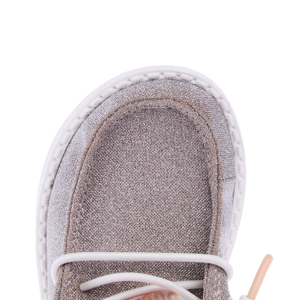 Hey Dude Toddler Wendy Rose Gold Metallic Sparkle