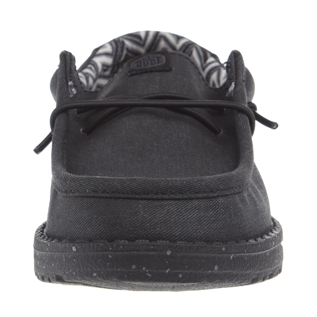 Hey Dude Wally Youth Canvas Black On Black