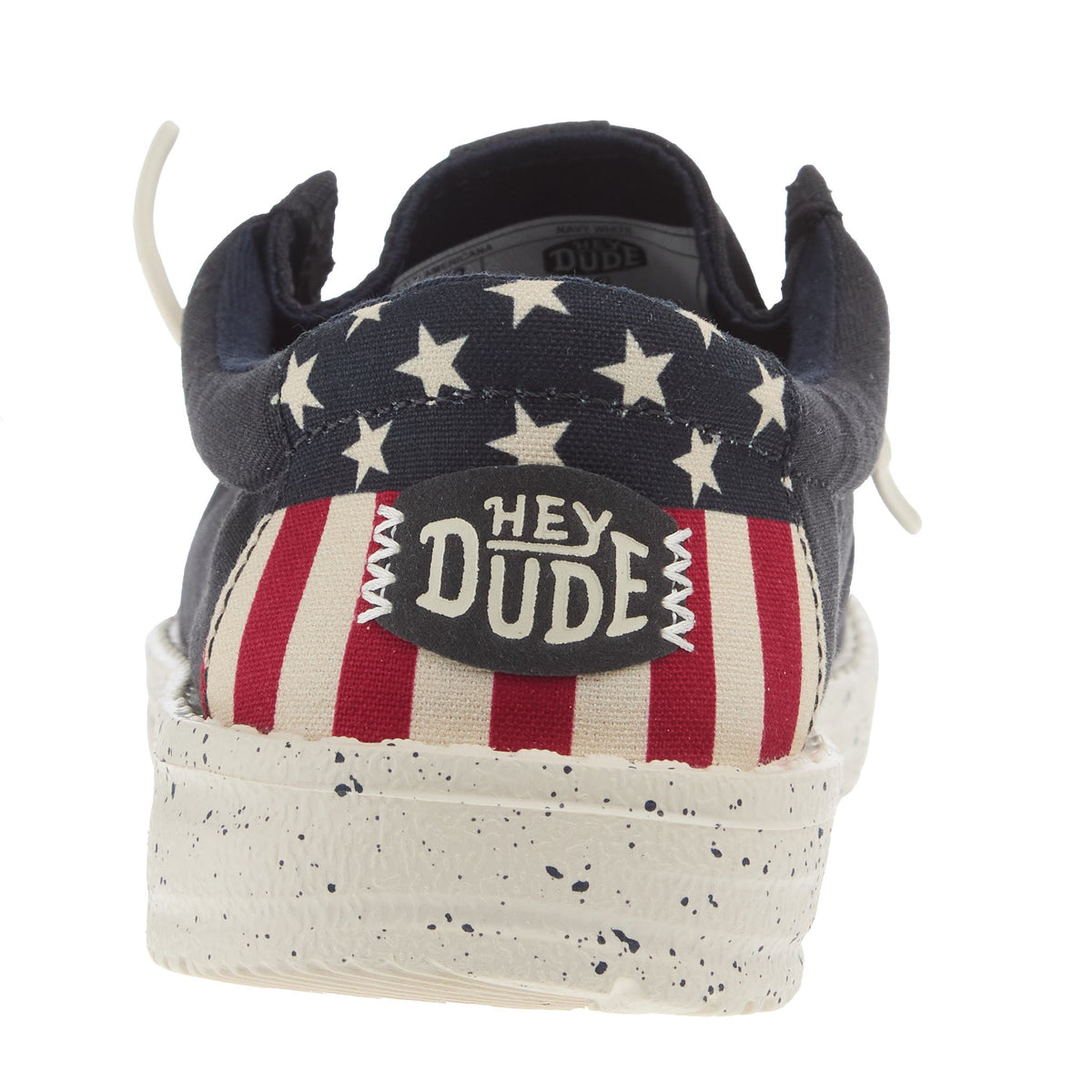 Hey Dude Youth Wally Navy and White Americana