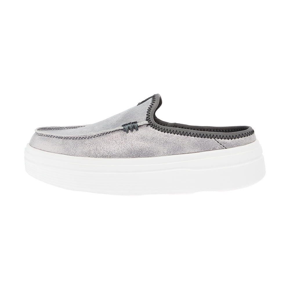 Hey Dude Women`s Austin Lift Classic Metallic Charcoal Shoes