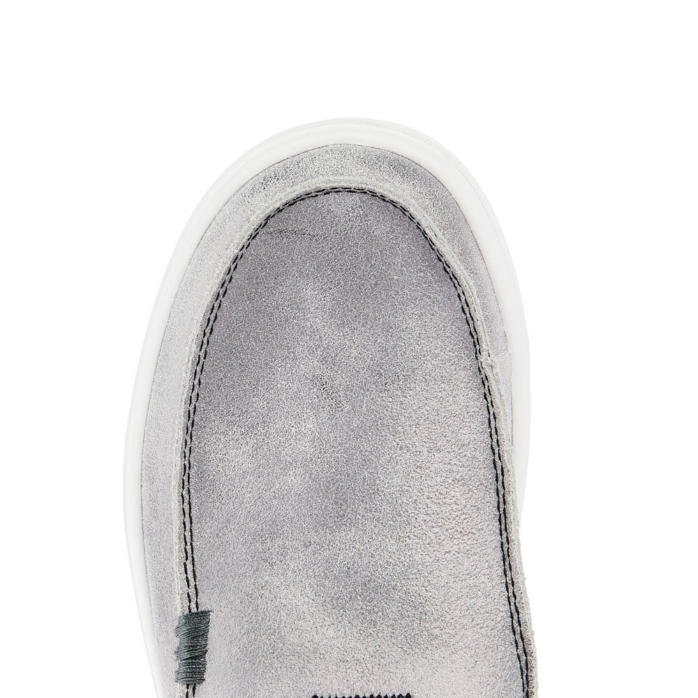 Hey Dude Women`s Austin Lift Classic Metallic Charcoal Shoes