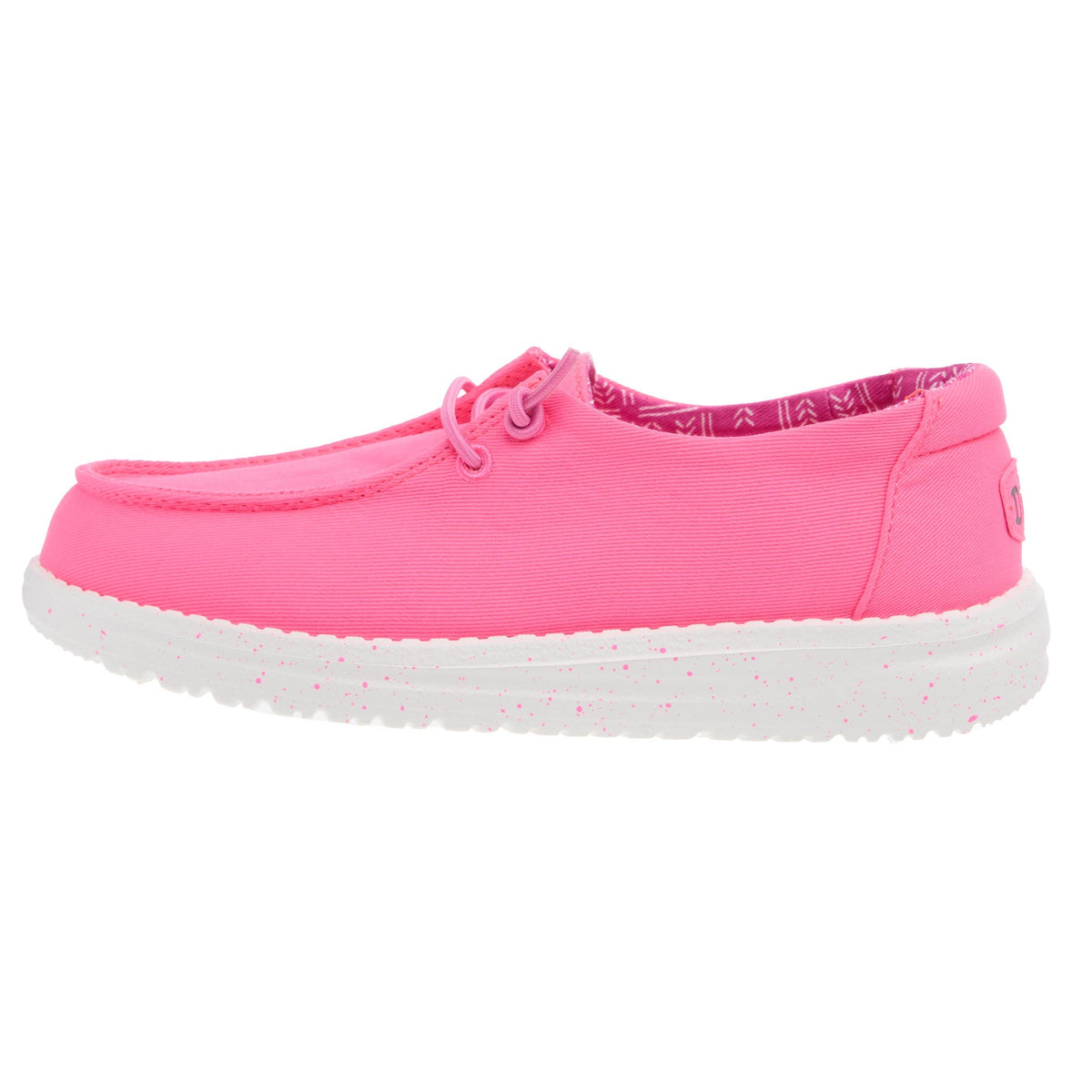 Hey Dude Youth Wendy Pink Canvas