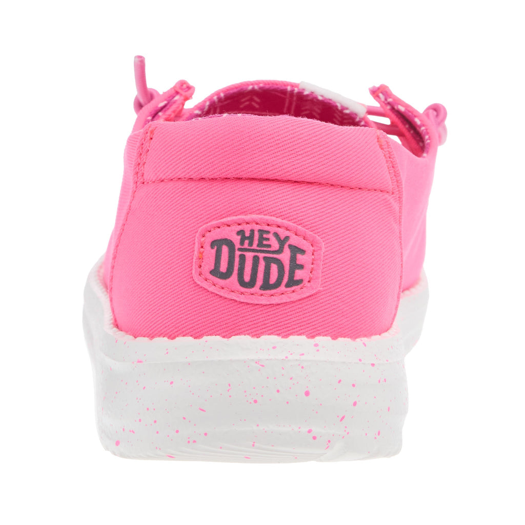 Hey Dude Youth Wendy Pink Canvas