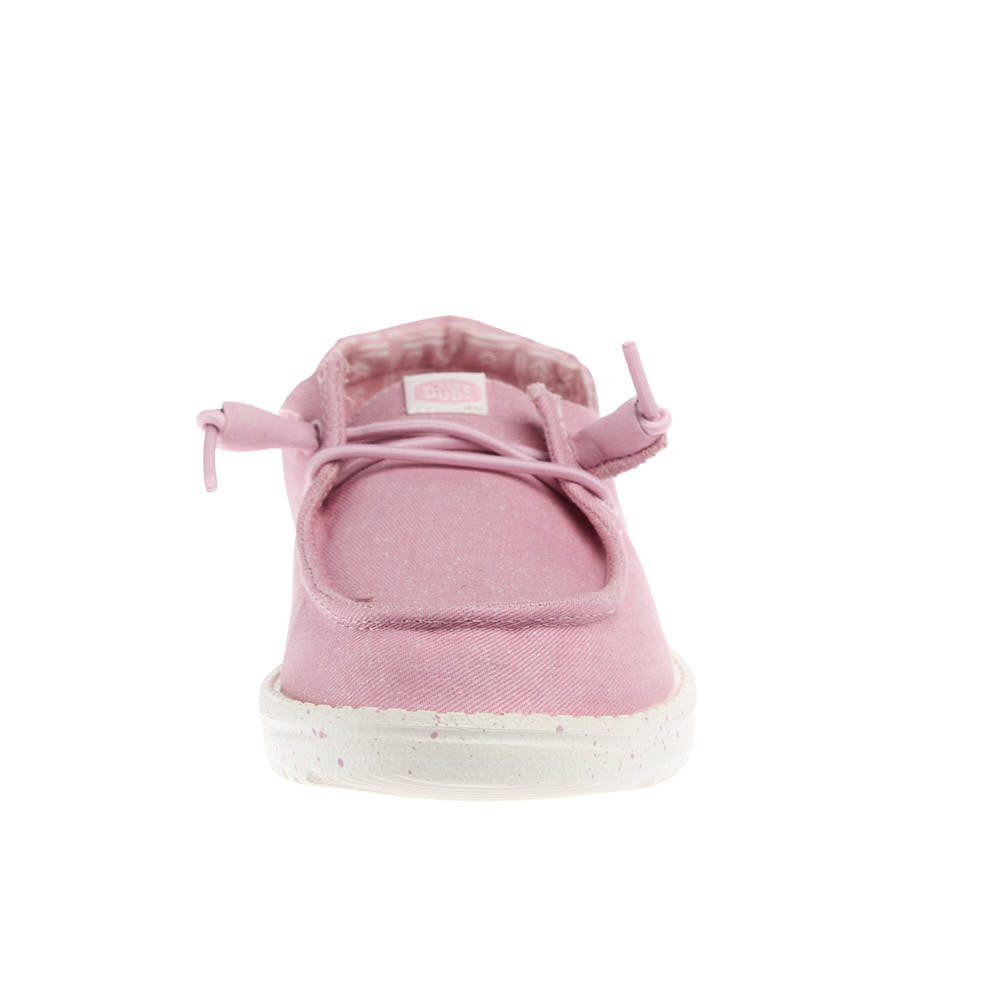 Hey Dude Kid's Wendy Strech Canvas Cameo Pink Casual Shoe