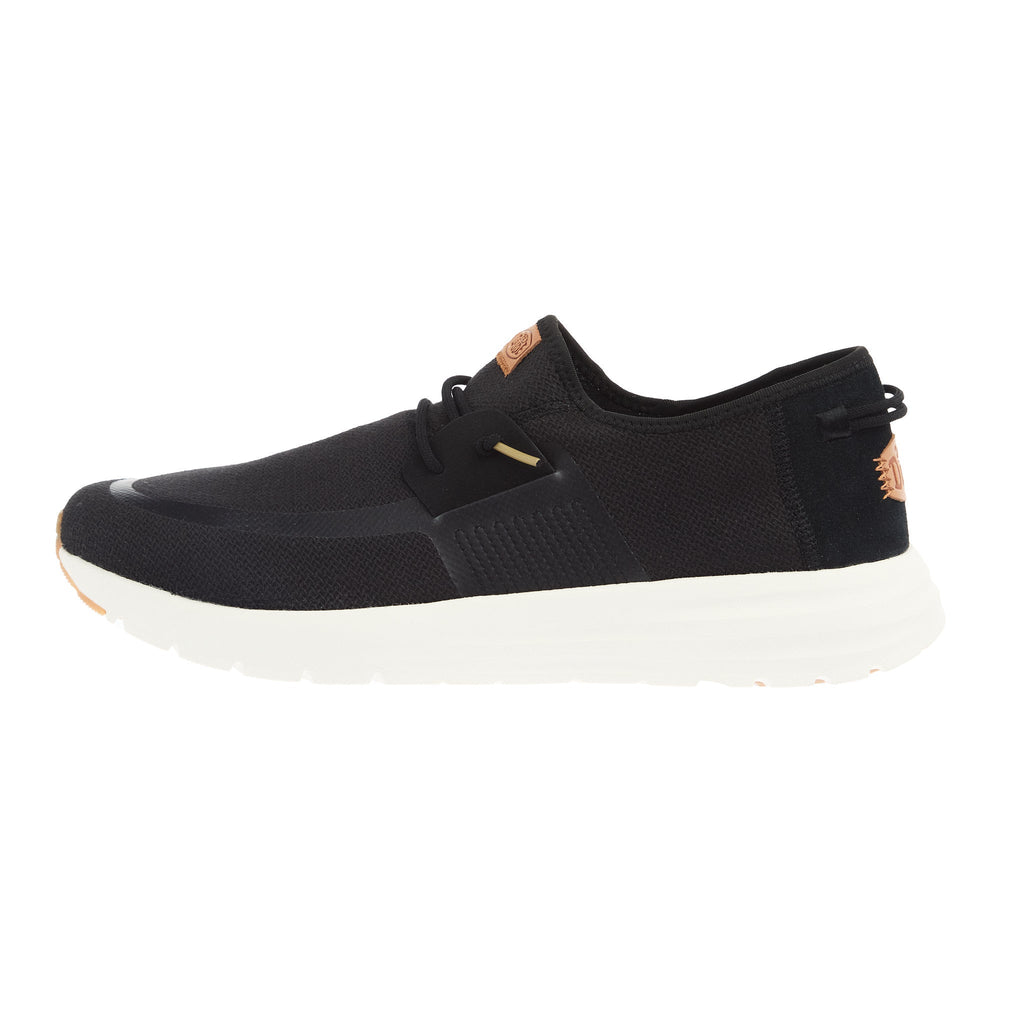 Hey Dude Mens Sirocco Black Casual Shoe