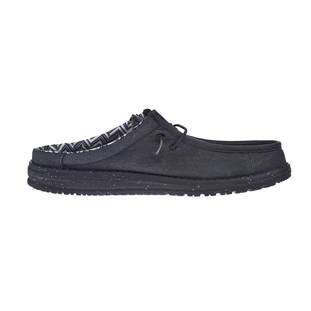 Hey Dude Men's Wally Slip On Black Casual Shoe