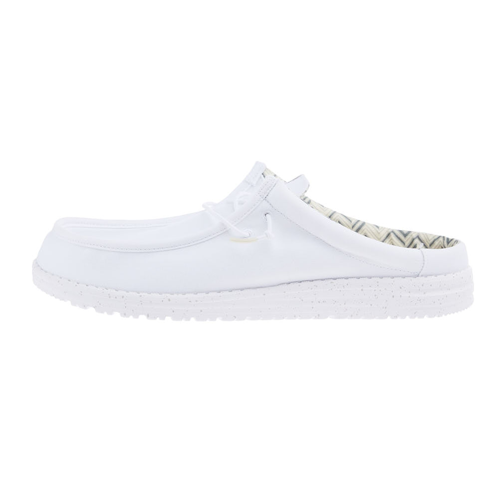 Hey Dude Men's Wally Slip On White Casual Shoe