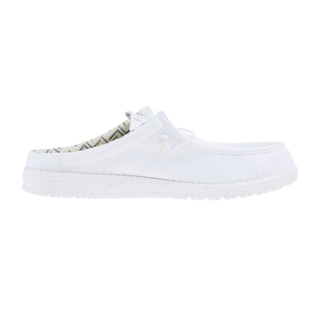 Hey Dude Men's Wally Slip On White Casual Shoe