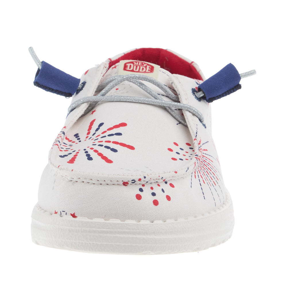 Hey Dude Womens Wendy Fireworks Casual Shoe