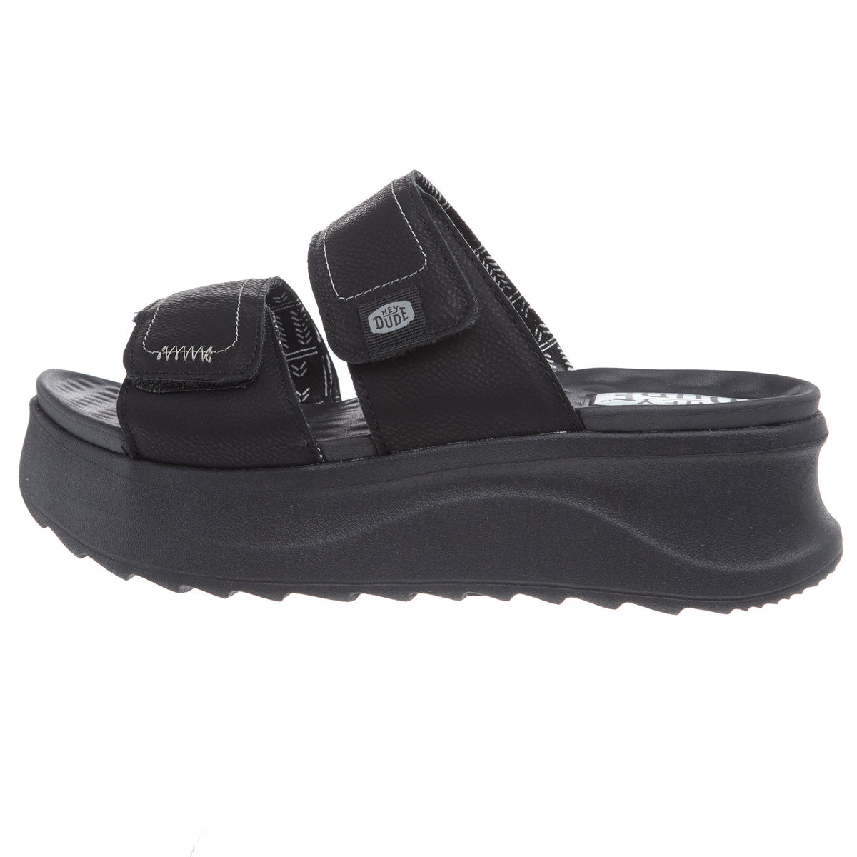 Hey Dude Women`s Delray Slide Black Sandal
