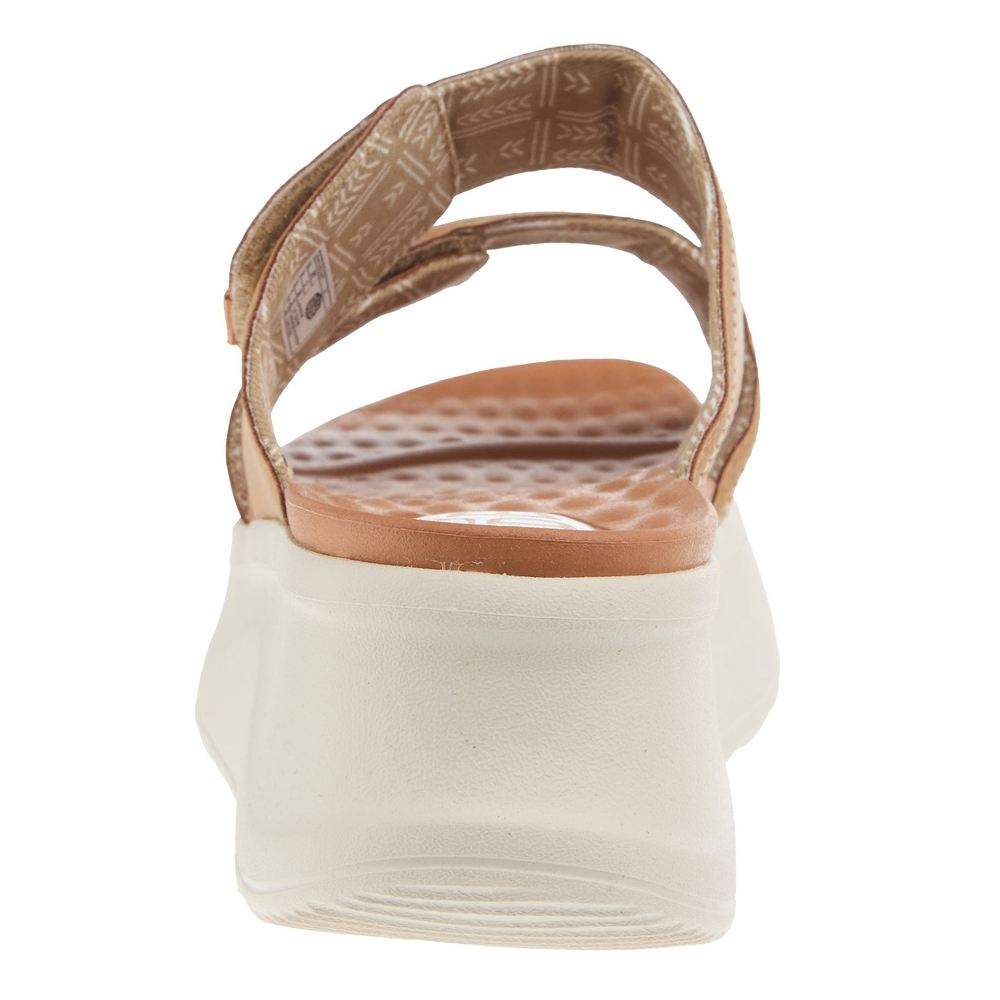 Hey Dude Womens Delray Slide Tan Sandal