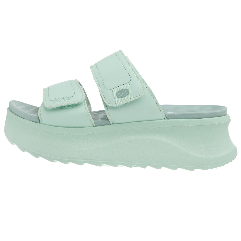 Hey Dude Women`s Delray Slide Mono Teal Sandal