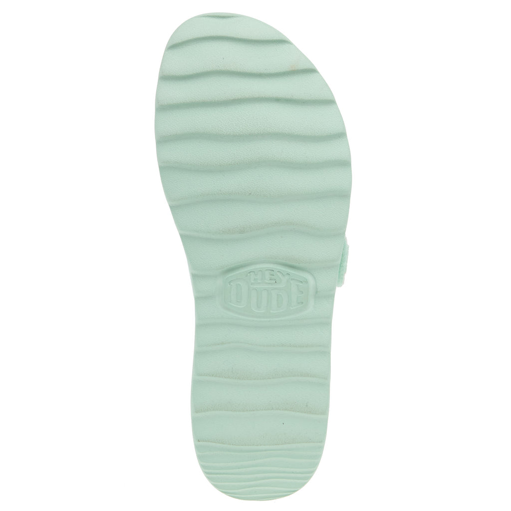 Hey Dude Women`s Delray Slide Mono Teal Sandal