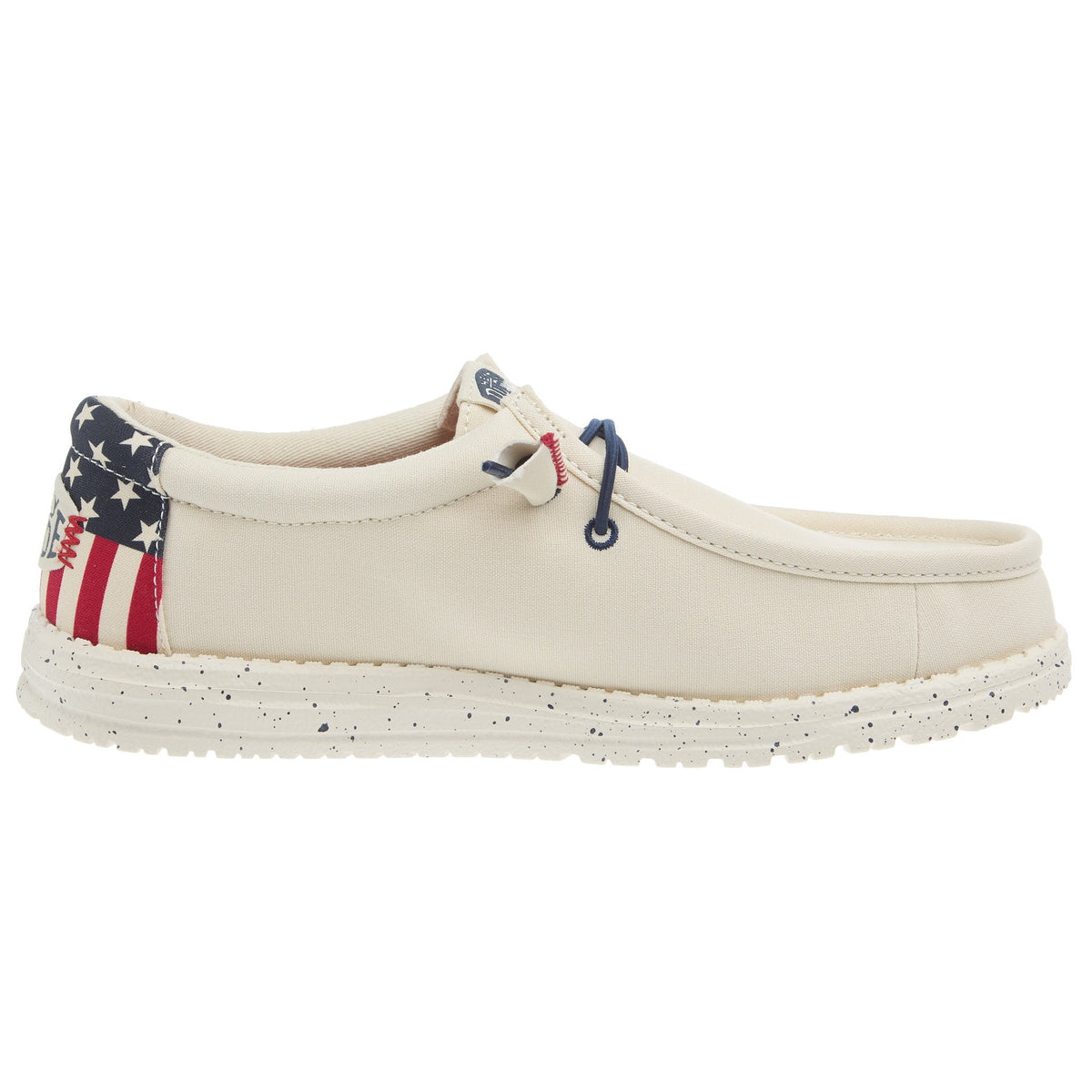 Hey Dude Men`s Wally Americana Wide Casual Shoe