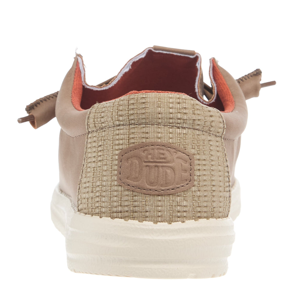 Hey Dude Men's Wally Fabricated Leather Wide Casual Shoe