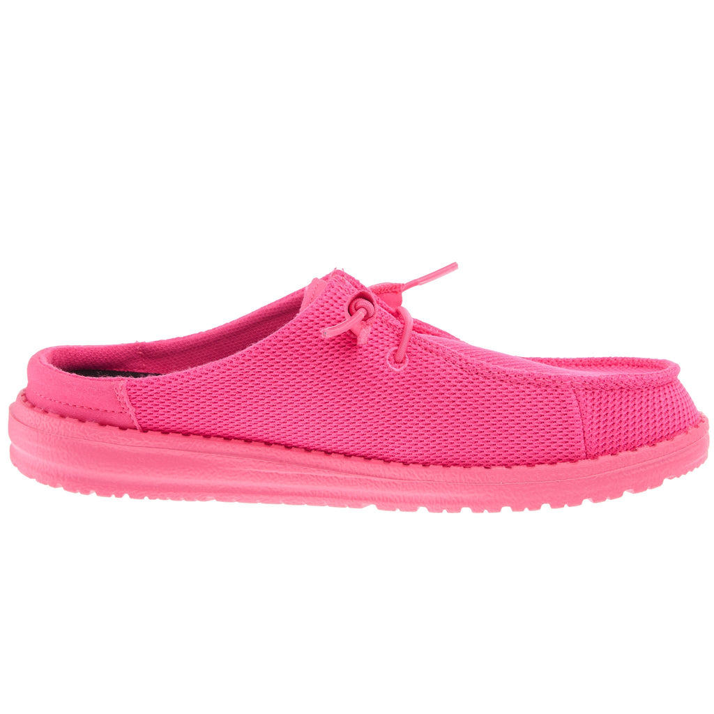 Hey Dude Women`s Wendy Slip Mono Electric Pink Casual