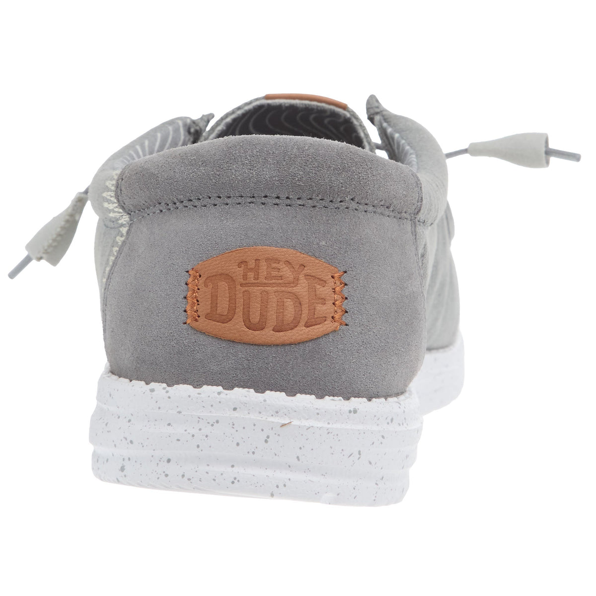 Hey Dude Men`s Wally Elevated Basic Grey Casual Shoe
