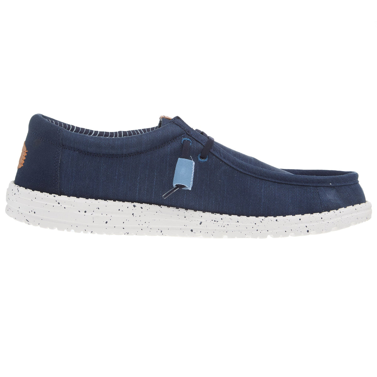 Hey Dude Men's Wally Elevated Basic Navy Casual Shoe