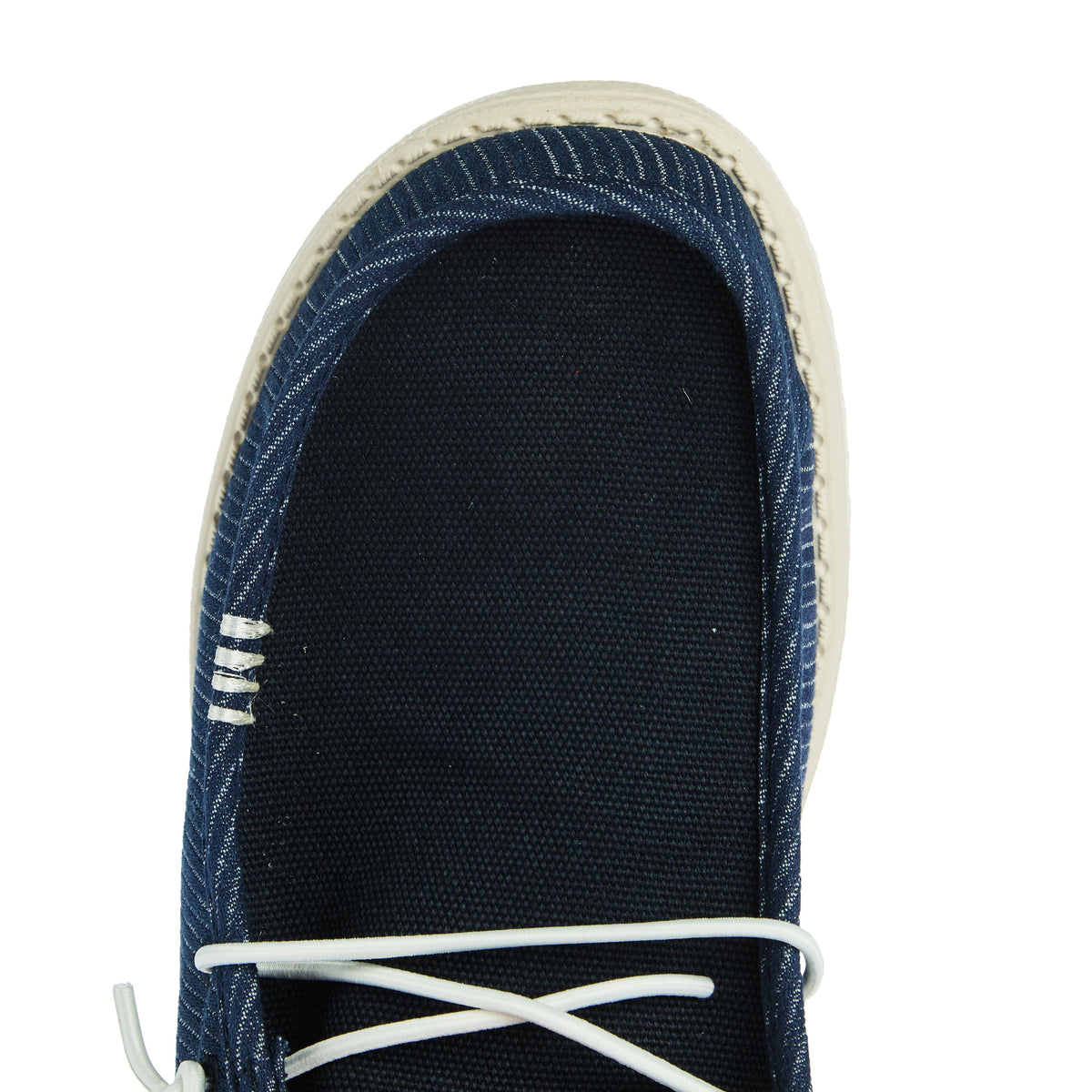 Hey Dude Men`s Wally Hickory Denim Navy Casual Shoe