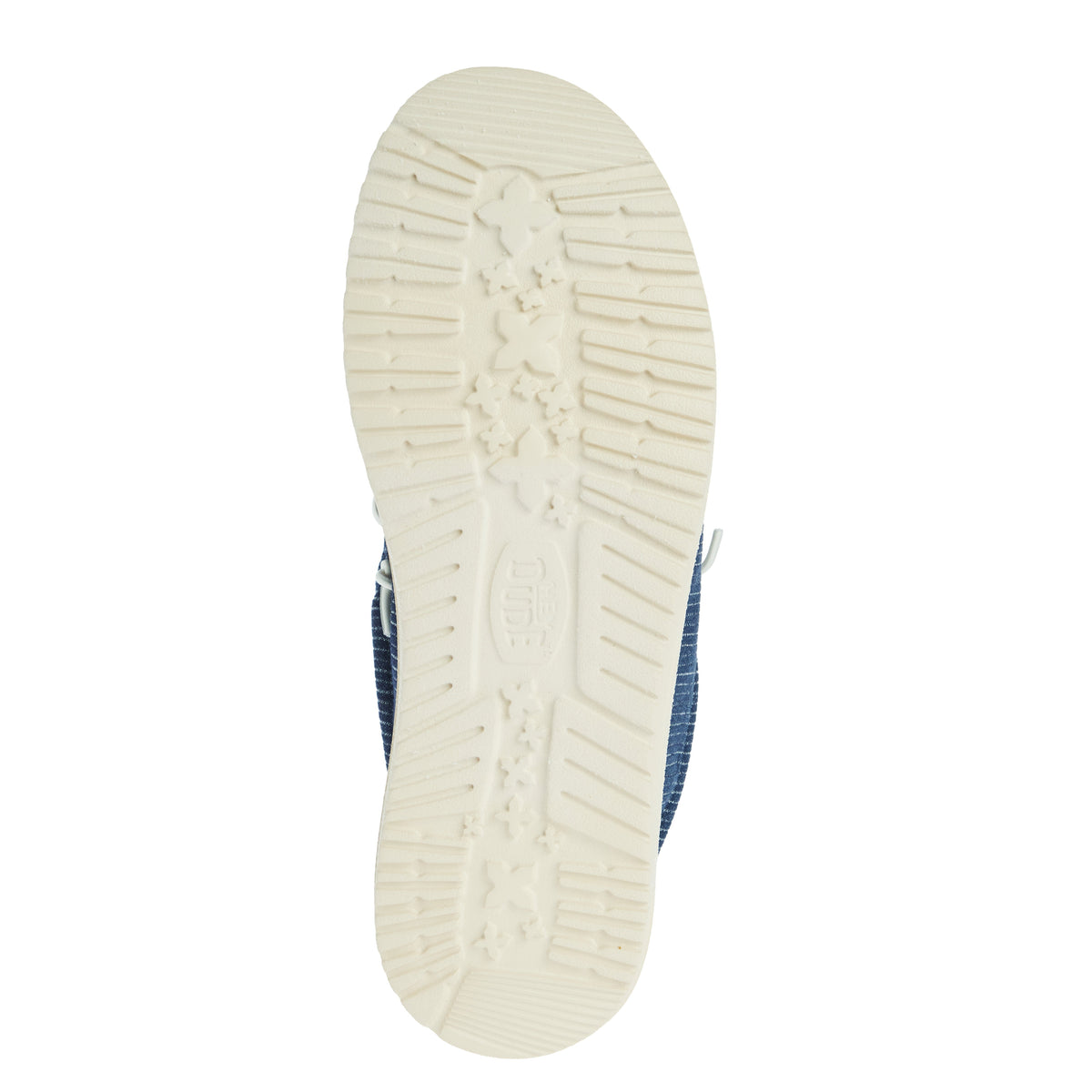 Hey Dude Men`s Wally Hickory Denim Navy Casual Shoe