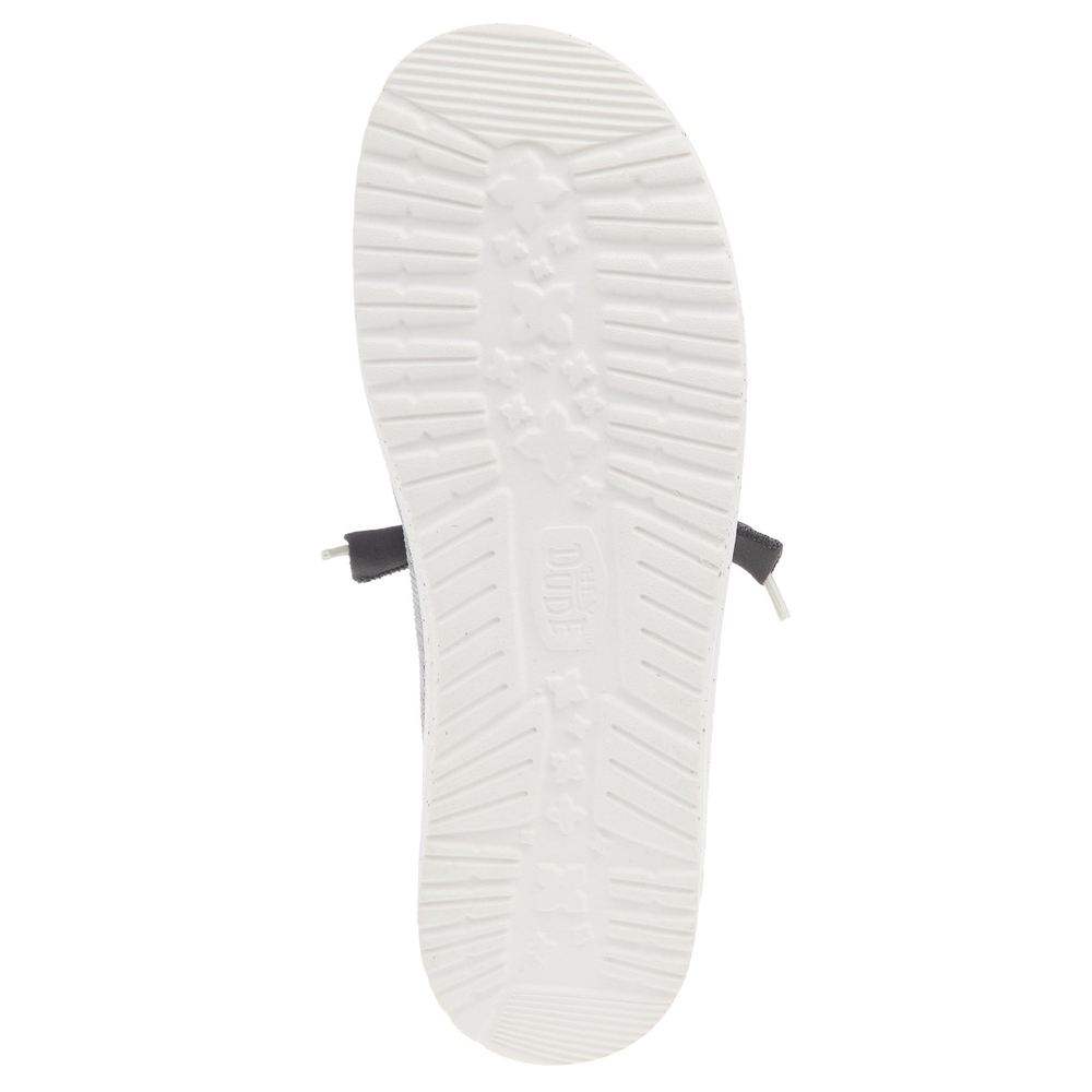 Hey Dude Women`s Wendy Stretch Mesh Dark Grey Casual Shoe