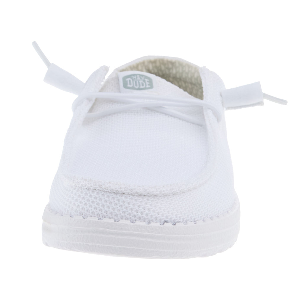 Hey Dude Womens Wendy Stretch Mesh White Casual