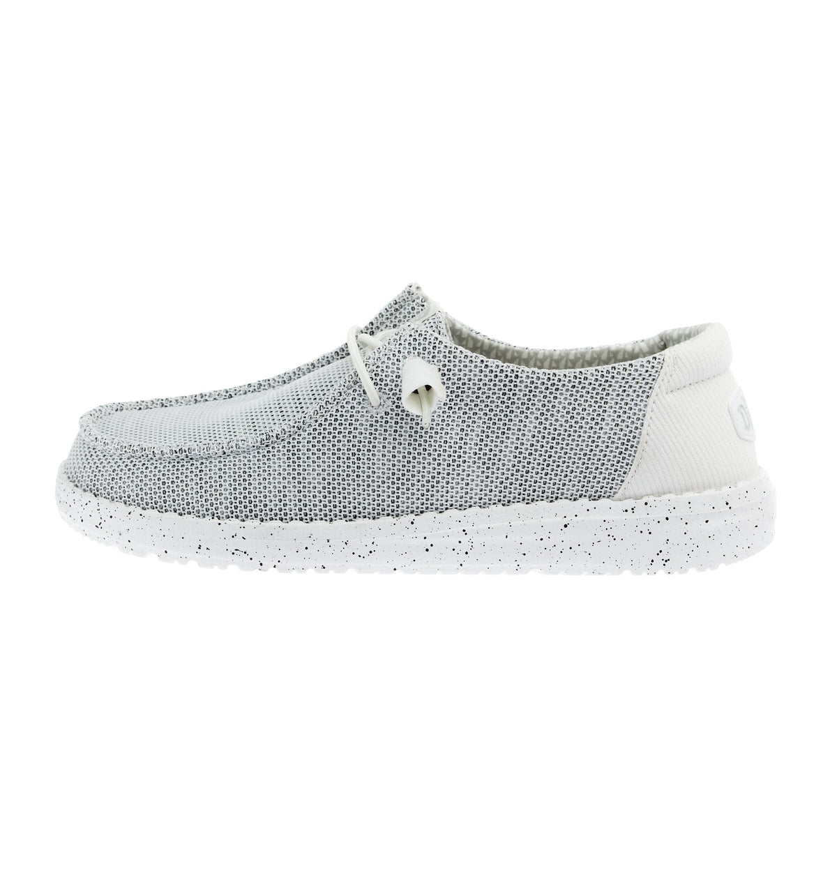 Hey Dude Women`s Stone White Wendy Stretch Sox Casual