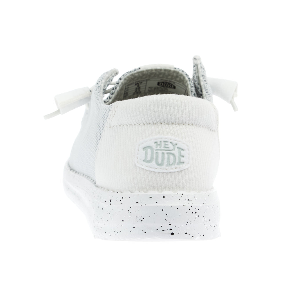 Hey Dude Women`s Stone White Wendy Stretch Sox Casual