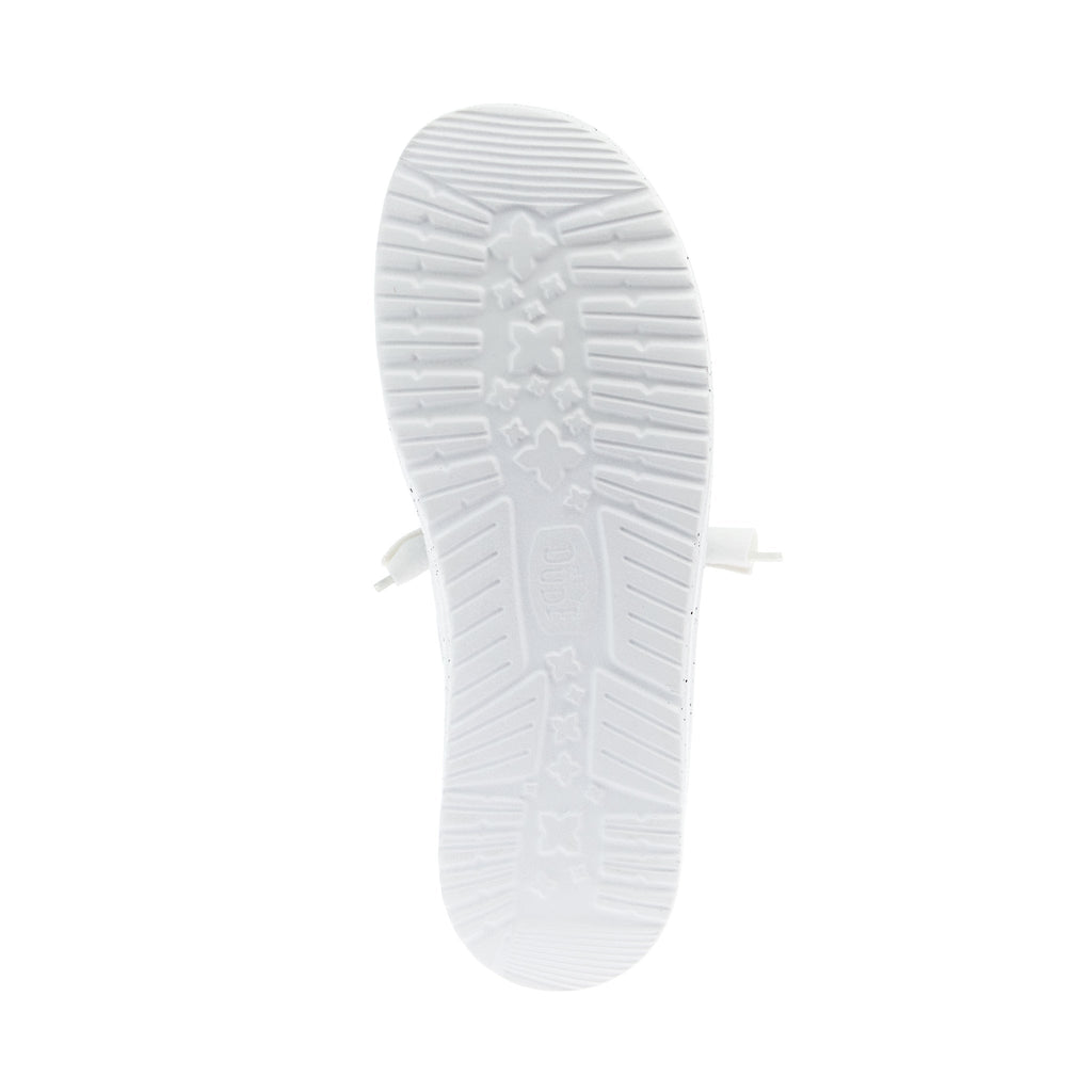 Hey Dude Women`s Stone White Wendy Stretch Sox Casual