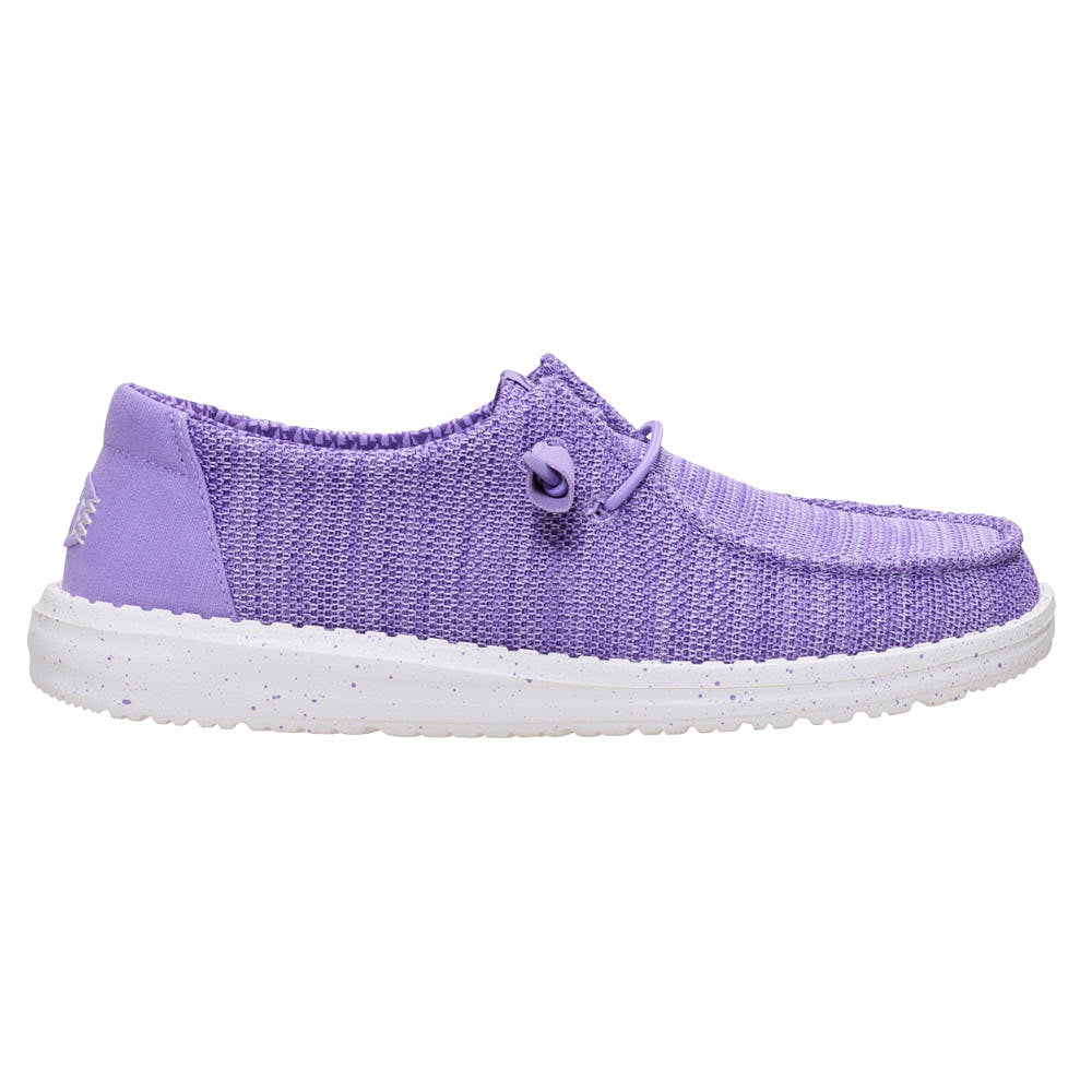 Hey Dude Women's Wendy Stretch Sox Purple Casual