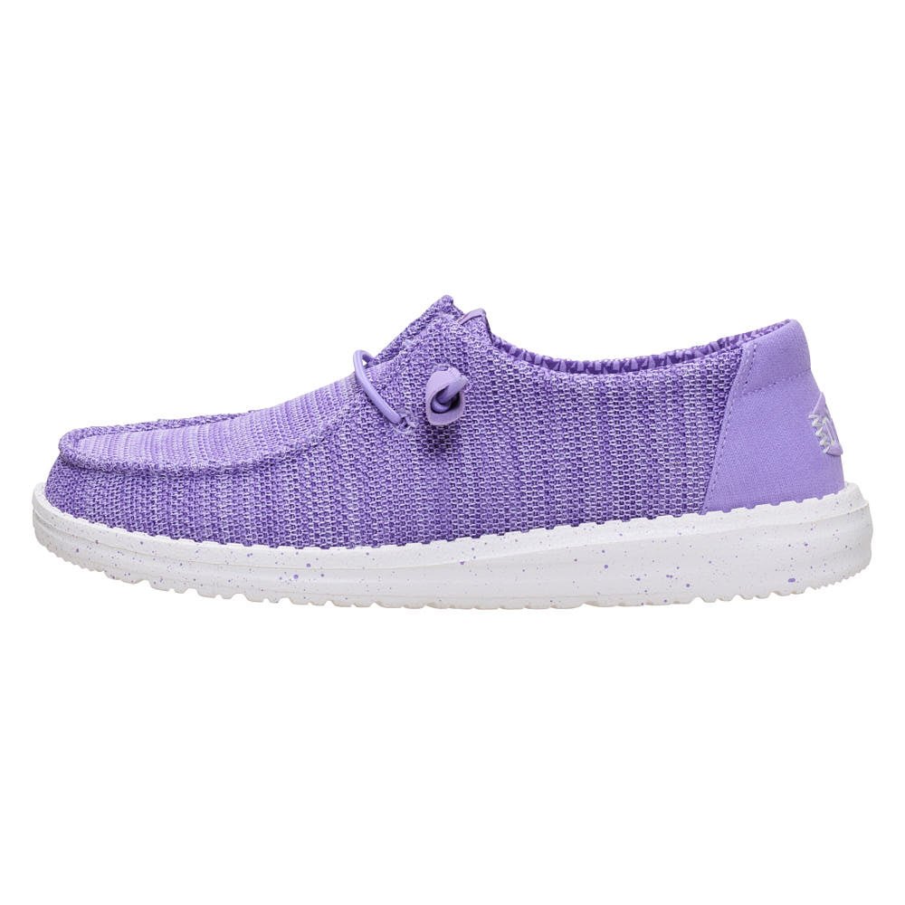 Hey Dude Women's Wendy Stretch Sox Purple Casual