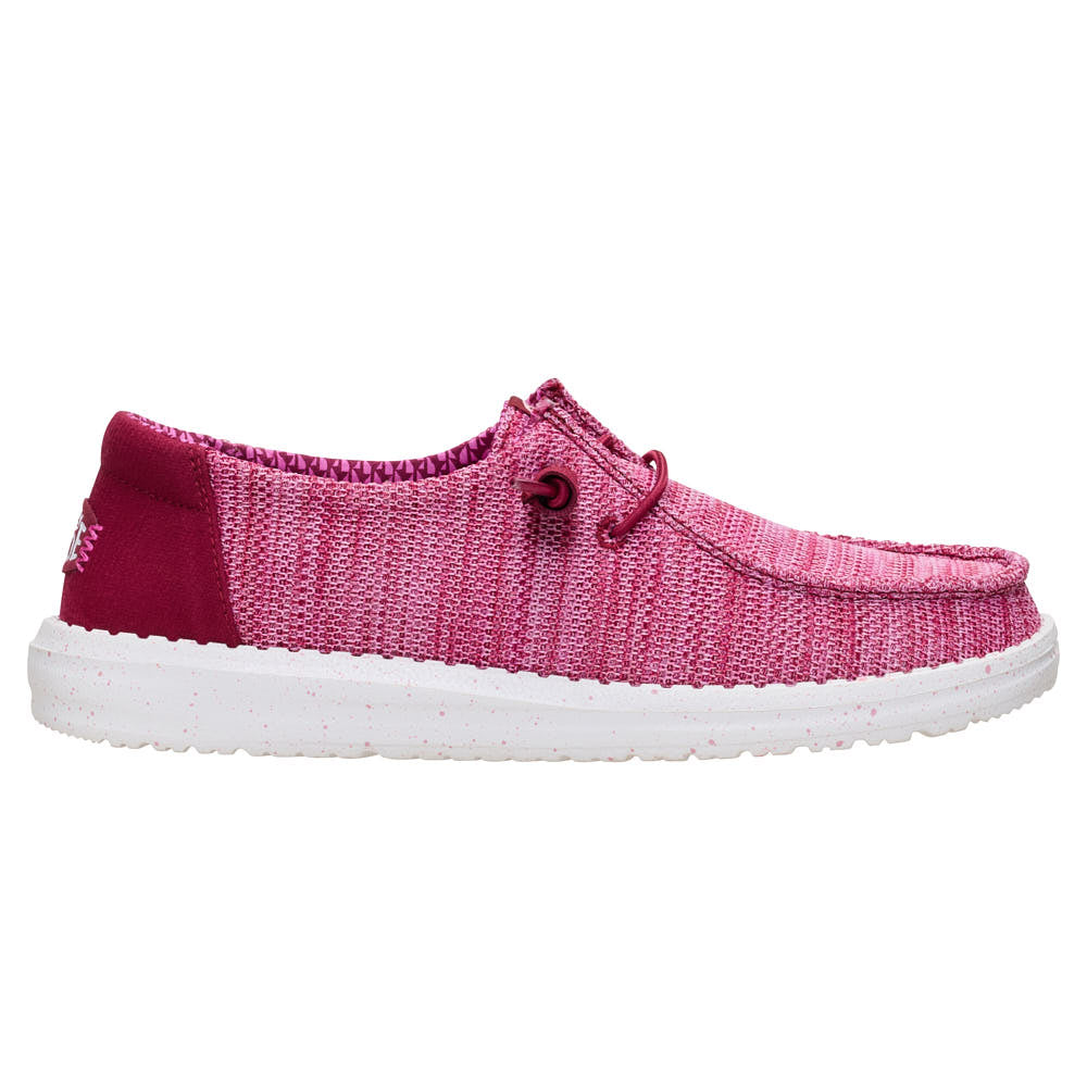 Hey Dude Women's Wendy Stretch Sox Rumba Red Casual