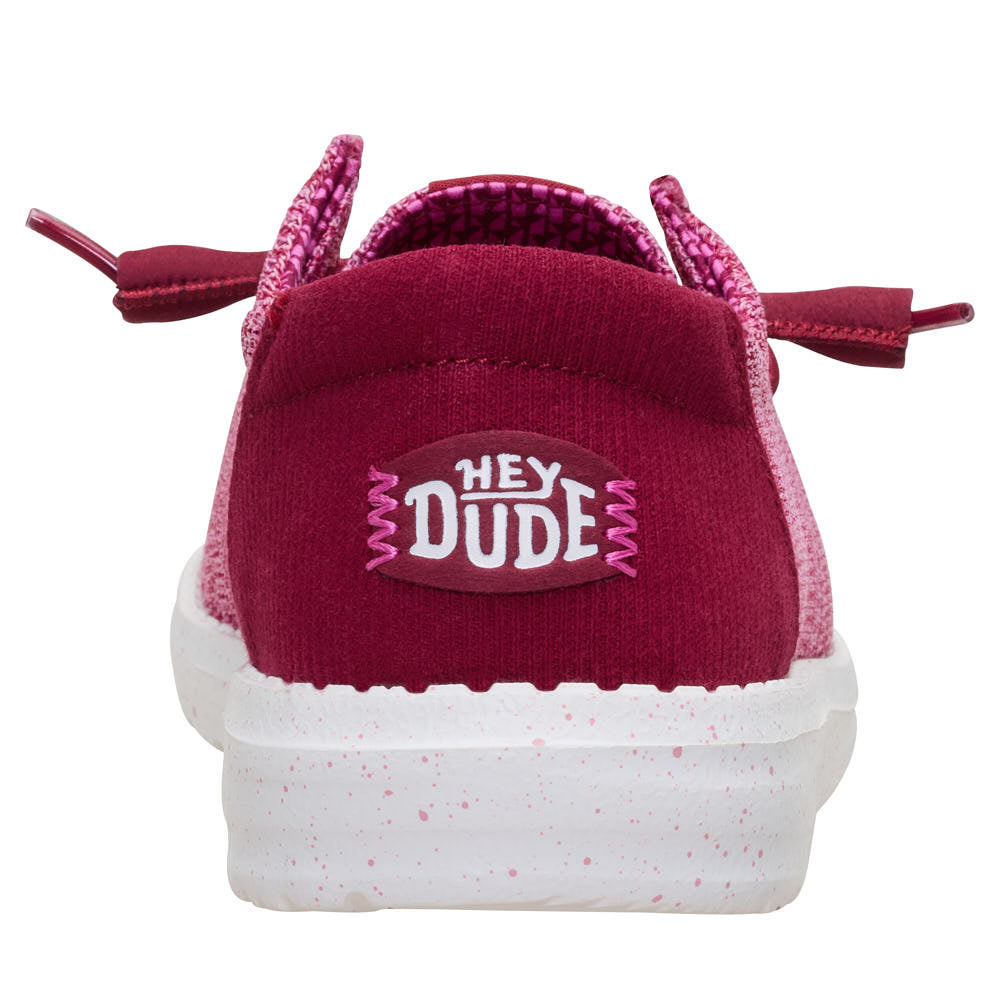 Hey Dude Women's Wendy Stretch Sox Rumba Red Casual