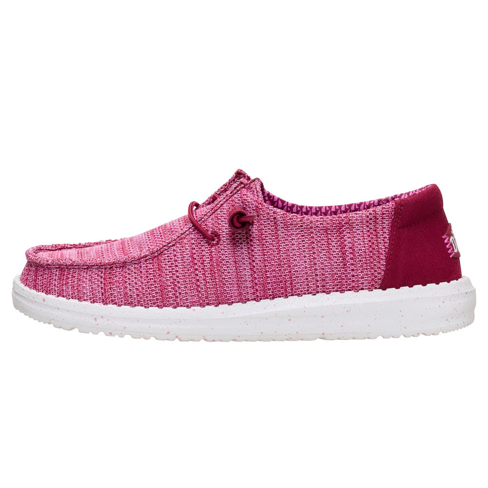Hey Dude Women's Wendy Stretch Sox Rumba Red Casual