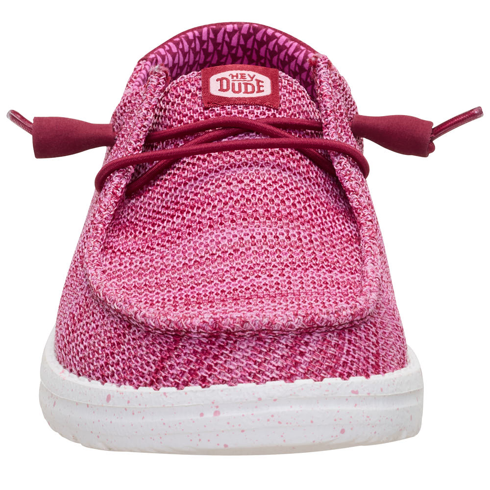 Hey Dude Women's Wendy Stretch Sox Rumba Red Casual