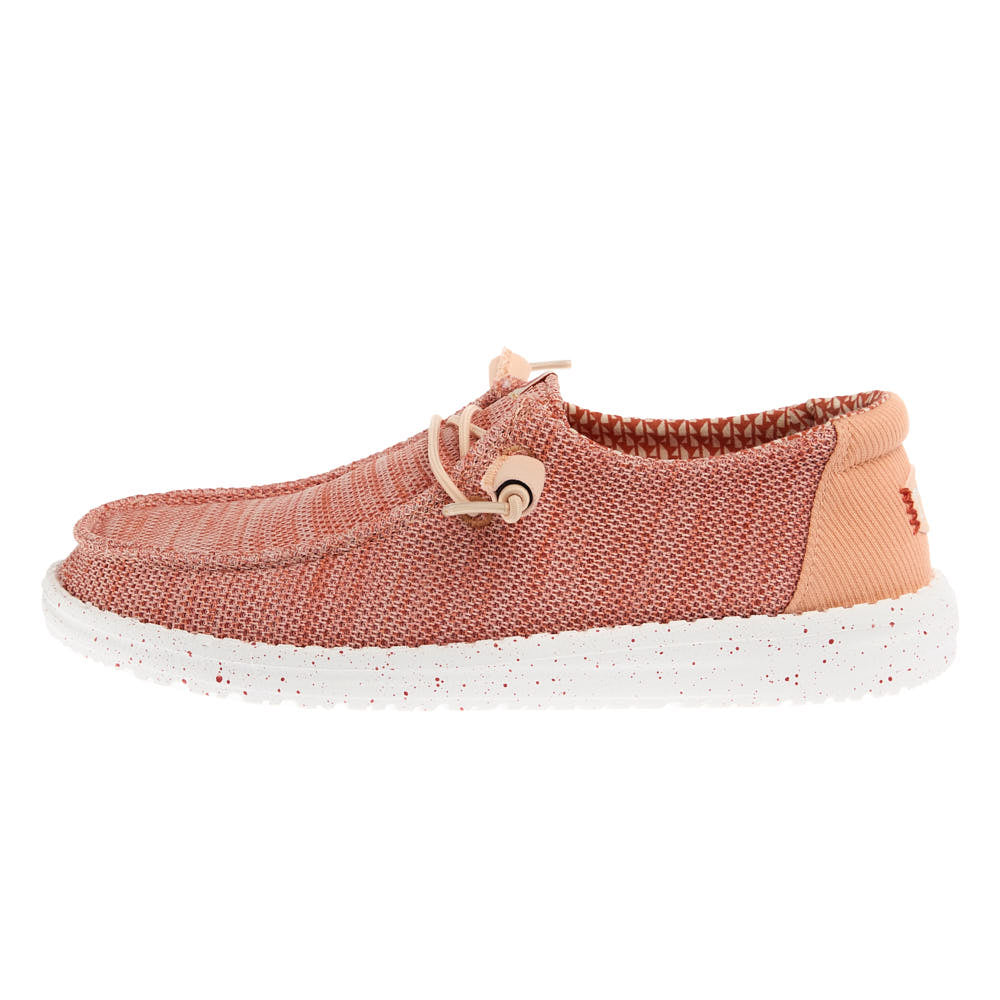 Hey Dude Women's Wendy Stretch Sox Peach Casual