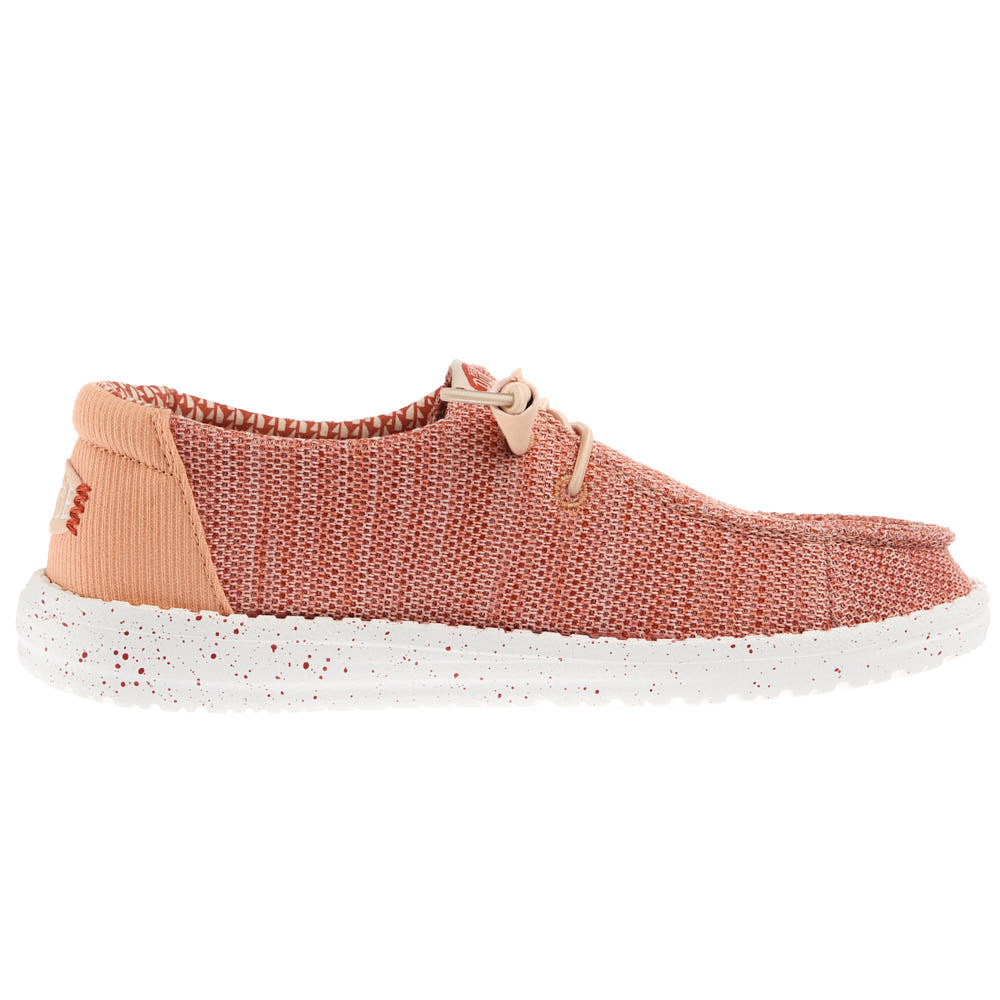 Hey Dude Women's Wendy Stretch Sox Peach Casual
