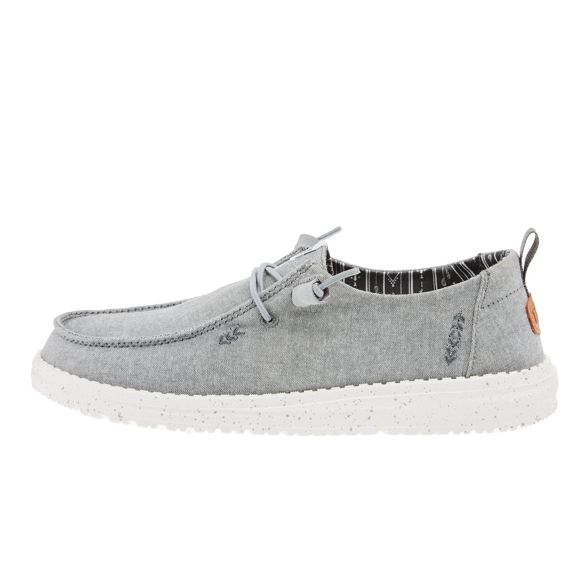 Hey Dude Womens Wendy Chambray Grey Casual Shoe