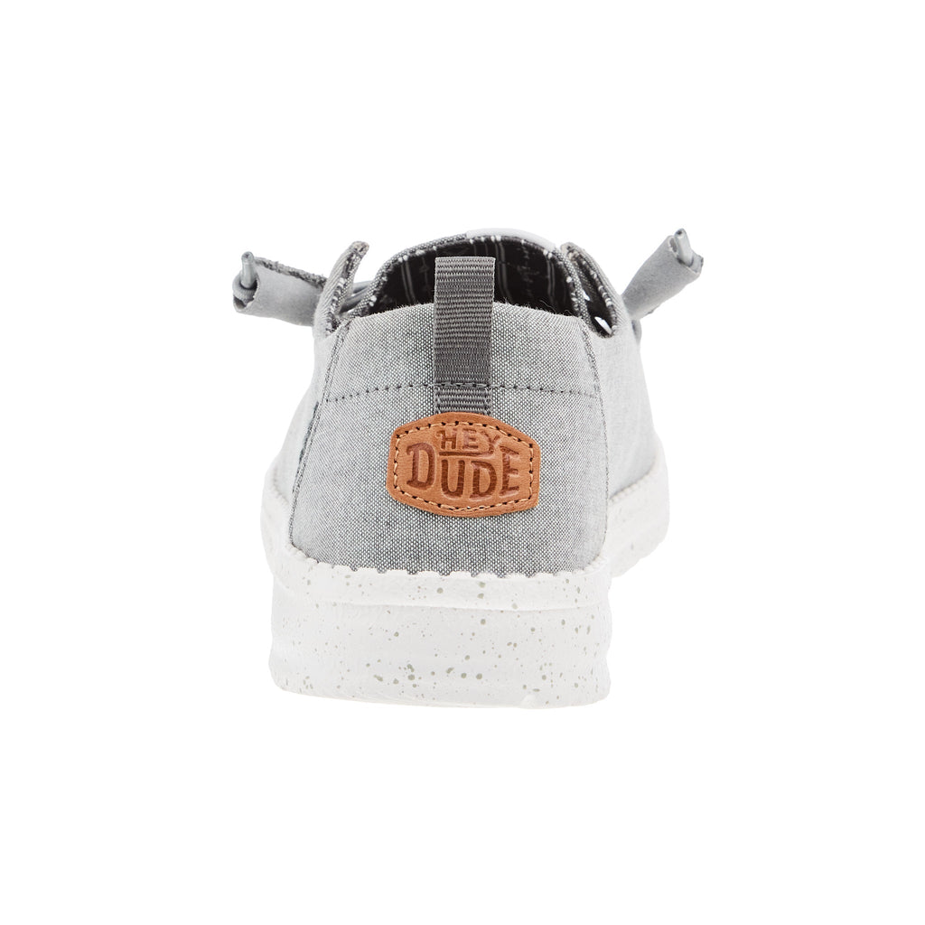 Hey Dude Womens Wendy Chambray Grey Casual Shoe