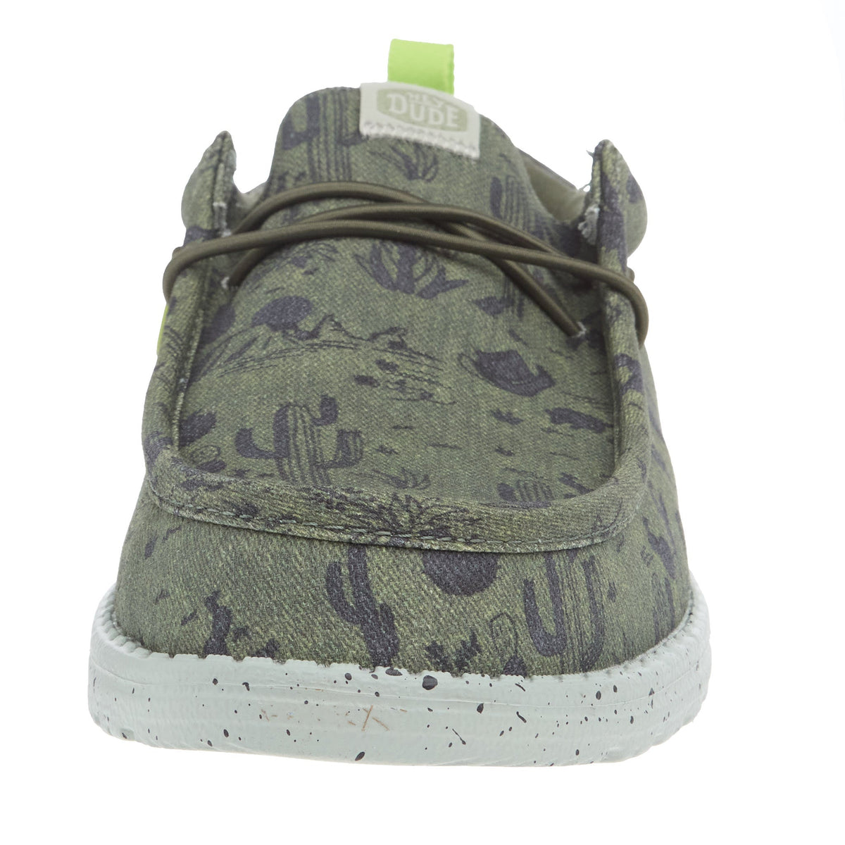 Hey Dude Men`s Green Wally Funk Desert Casual Shoe