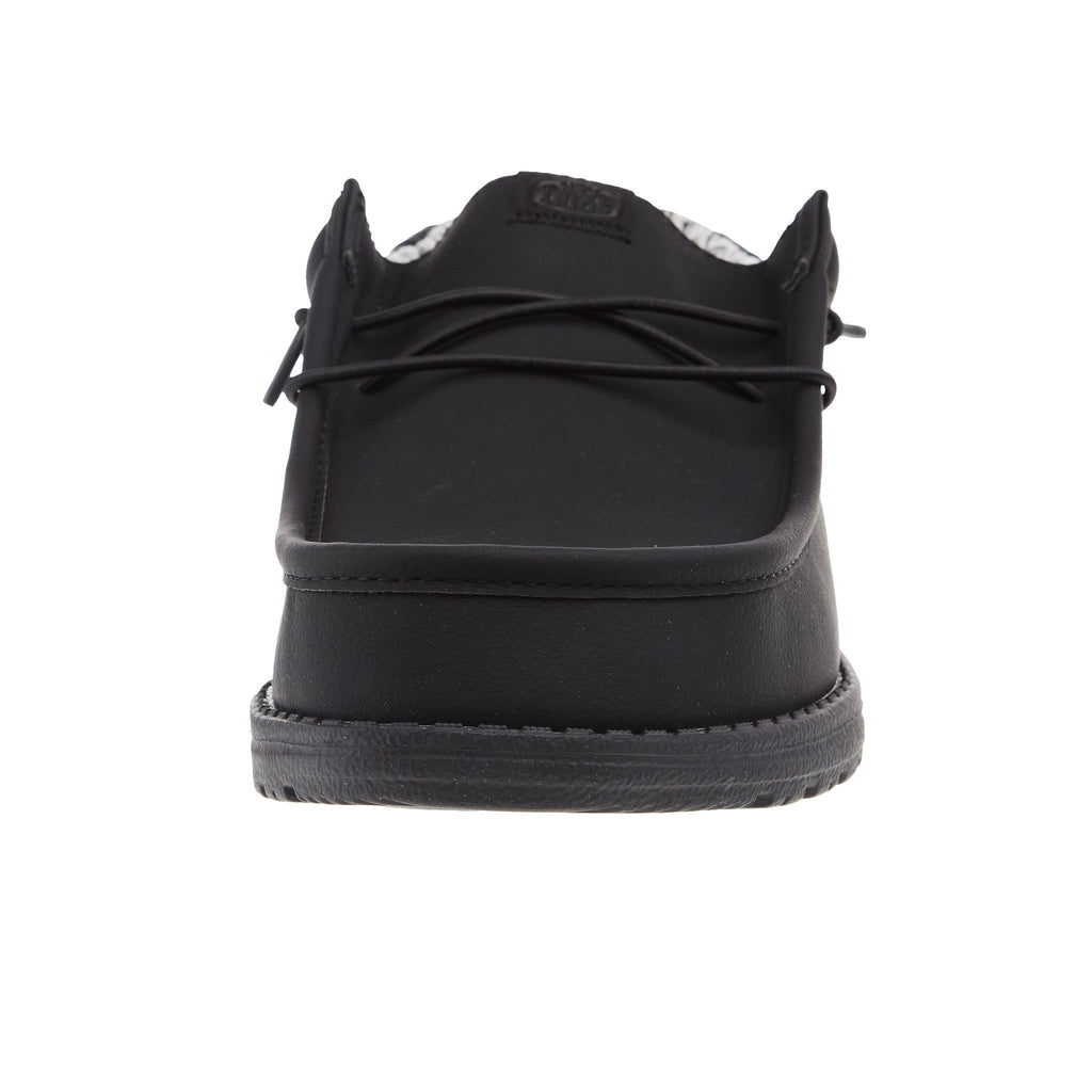 Hey Dude Mens Wally Classic Black Casual Shoe