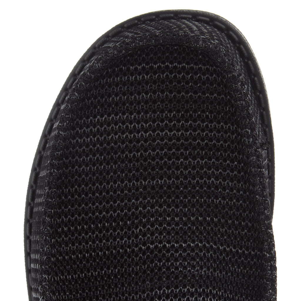Hey Dude Mens Black Wally Stretch Mesh Casual Shoe