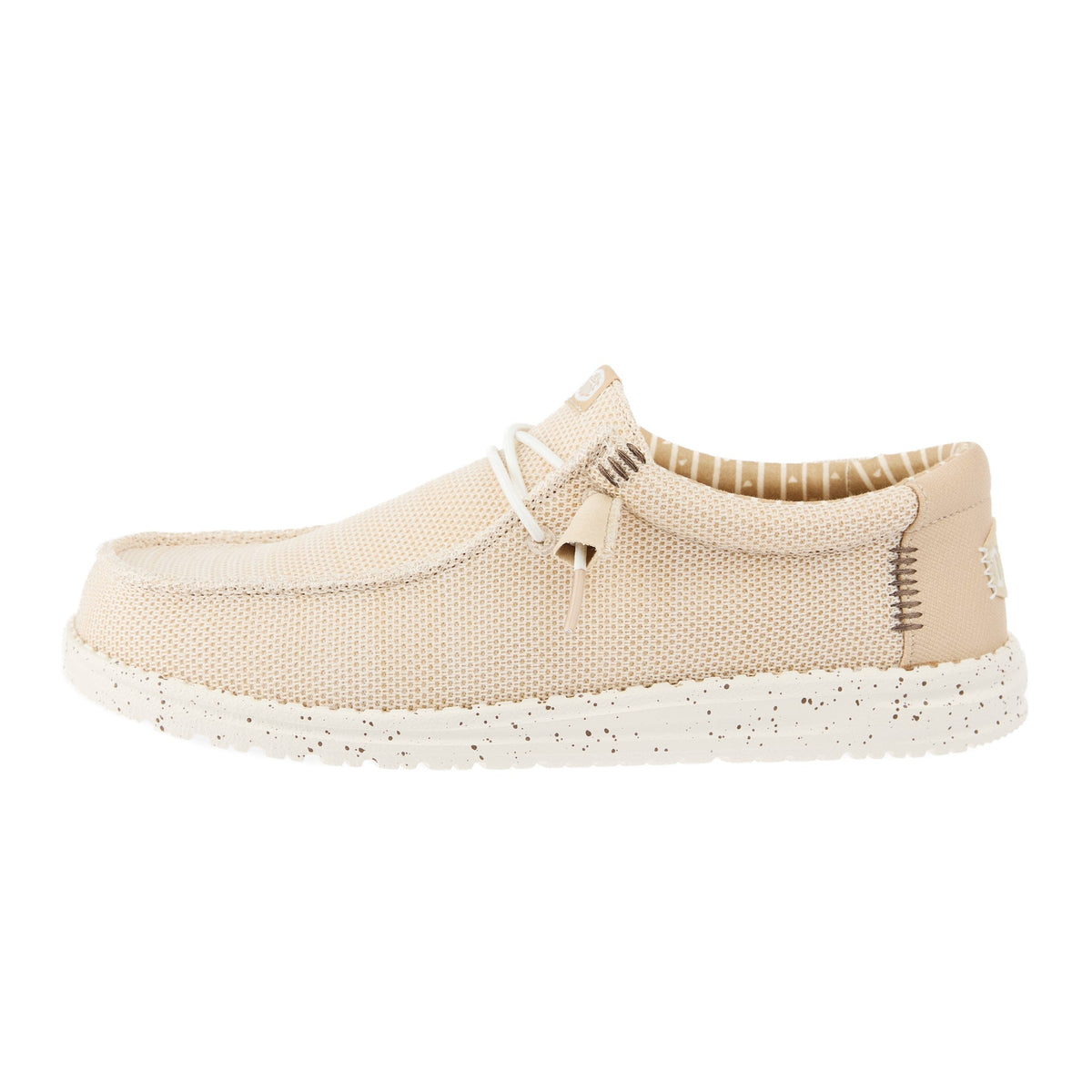 Hey Dude Men`s Irish Cream Wally Stretch Sox Casual Shoe