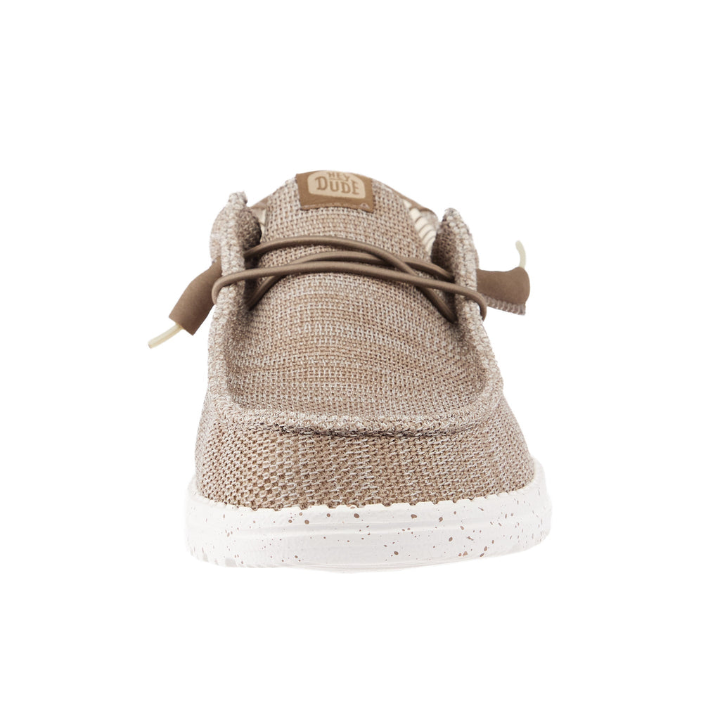 Hey Dude Men`s Tan Wally Stretch Sox Casual Shoe