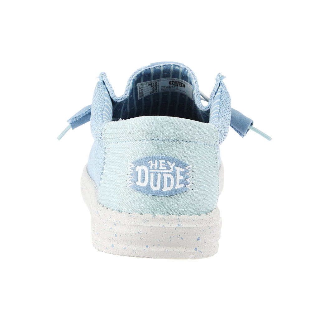 Hey Dude Men`s Cloud Blue Wally Stretch Sox Casual Shoe