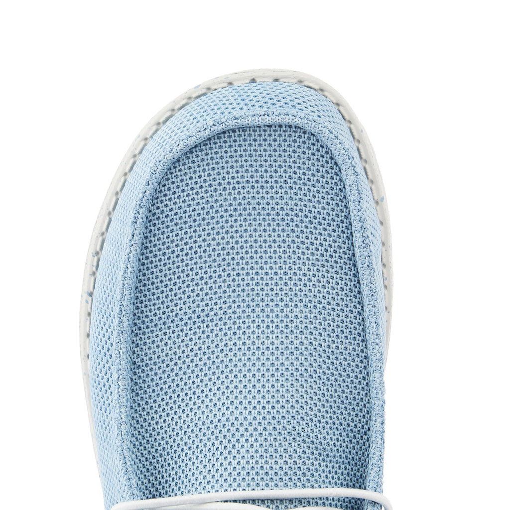 Hey Dude Men`s Cloud Blue Wally Stretch Sox Casual Shoe