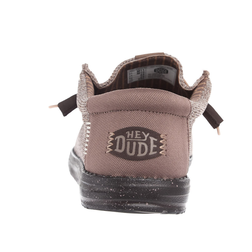 Hey Dude Men's Wally Taupe Stretch Sox Casual